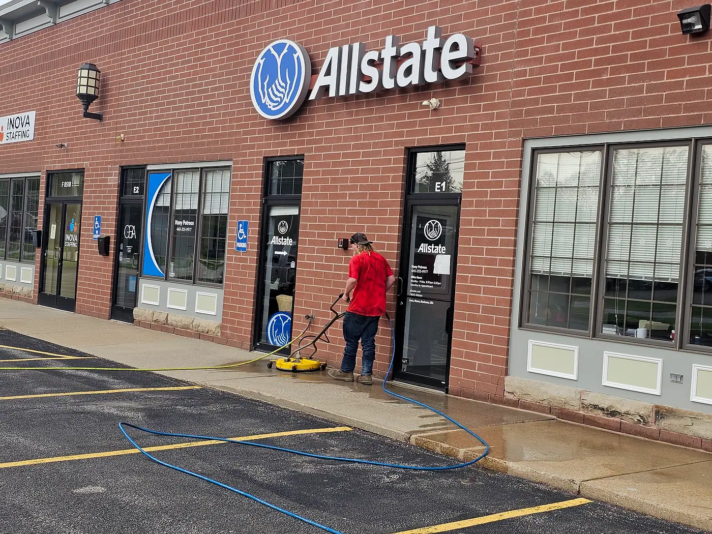 Commercial Pressure Washing job by MC Pressure Washing, April 2025