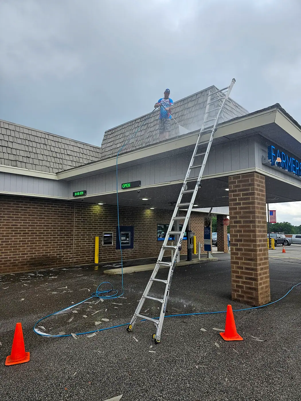 Commercial Pressure Washing job by MC Pressure Washing, July 2024
