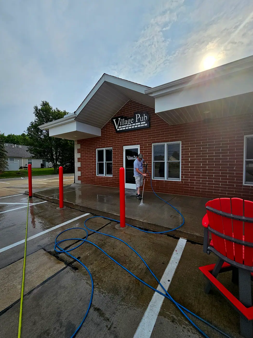 Commercial Pressure Washing job by MC Pressure Washing, June 2024
