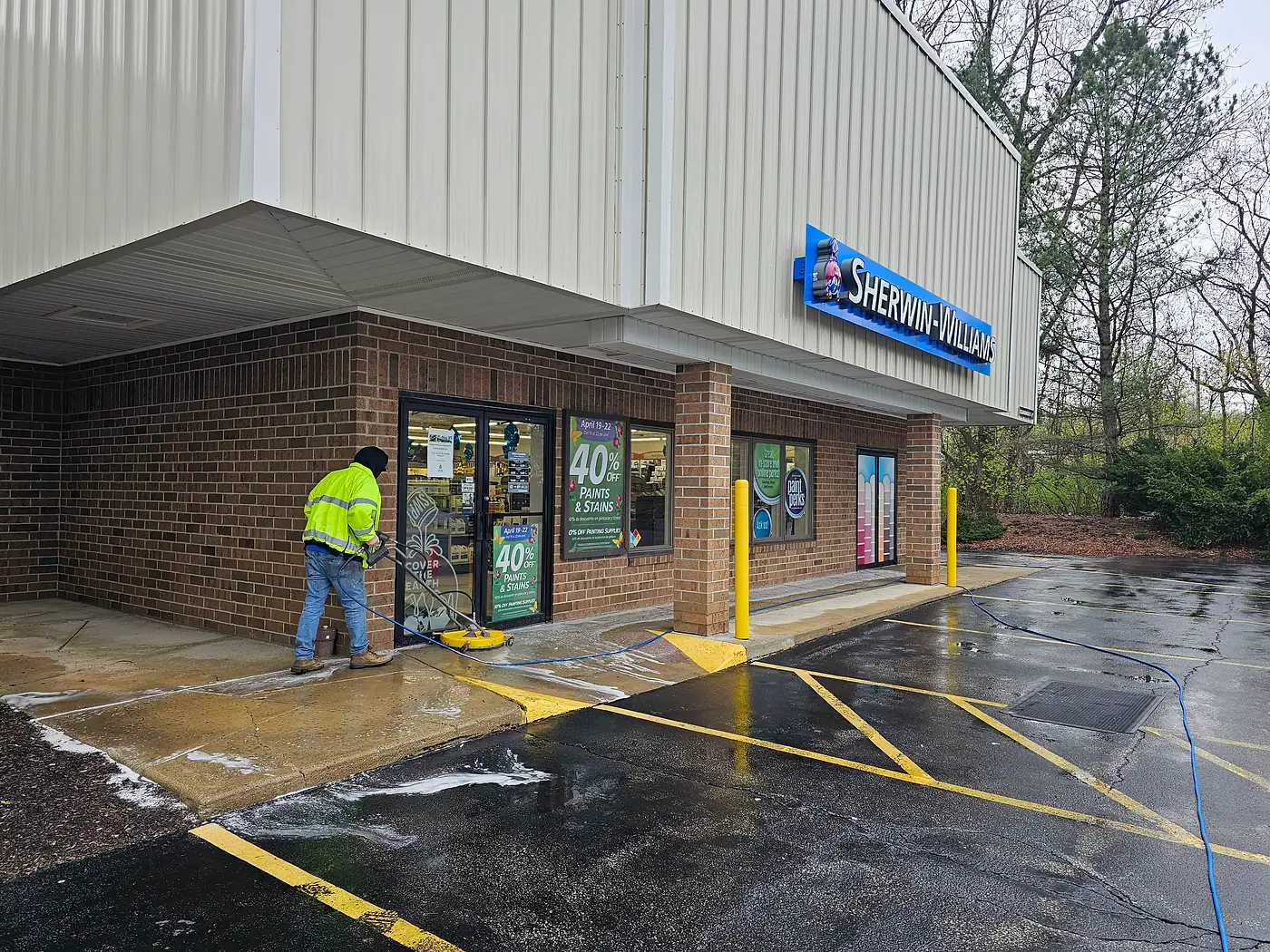 Commercial Pressure Washing job by MC Pressure Washing, April 2024