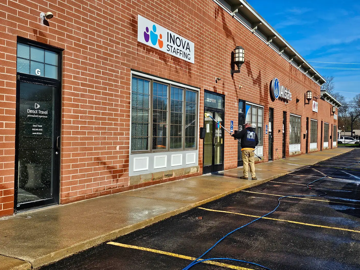 Commercial Pressure Washing job by MC Pressure Washing, April 2024