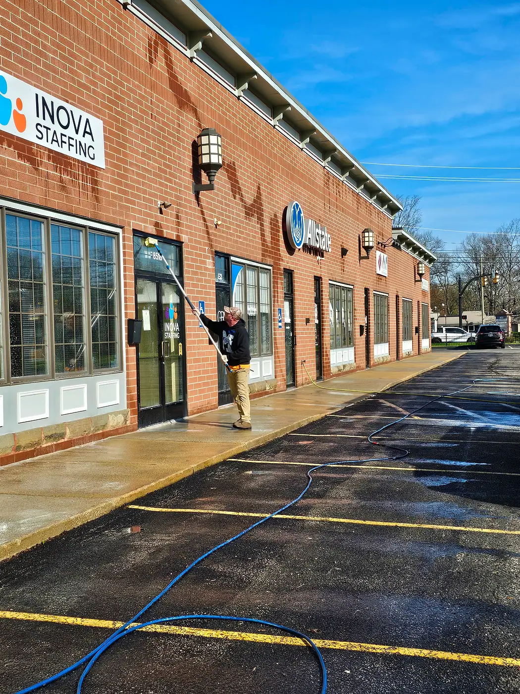Commercial Pressure Washing job by MC Pressure Washing, April 2024