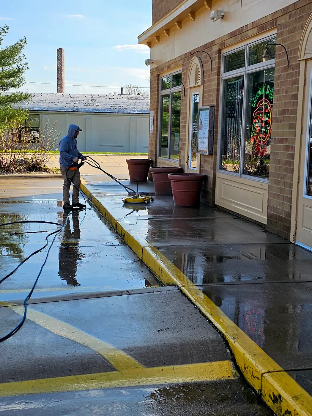 Commercial Pressure Washing job by MC Pressure Washing, April 2024