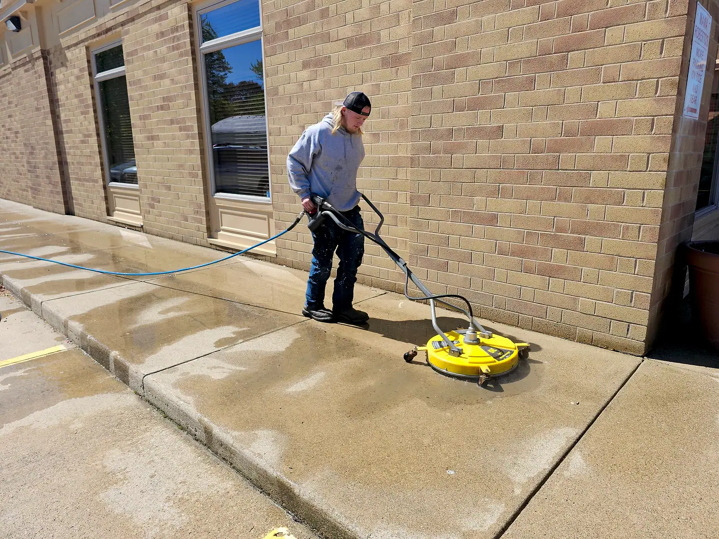 Driveways, Patios & Concrete job by MC Pressure Washing, April 2025