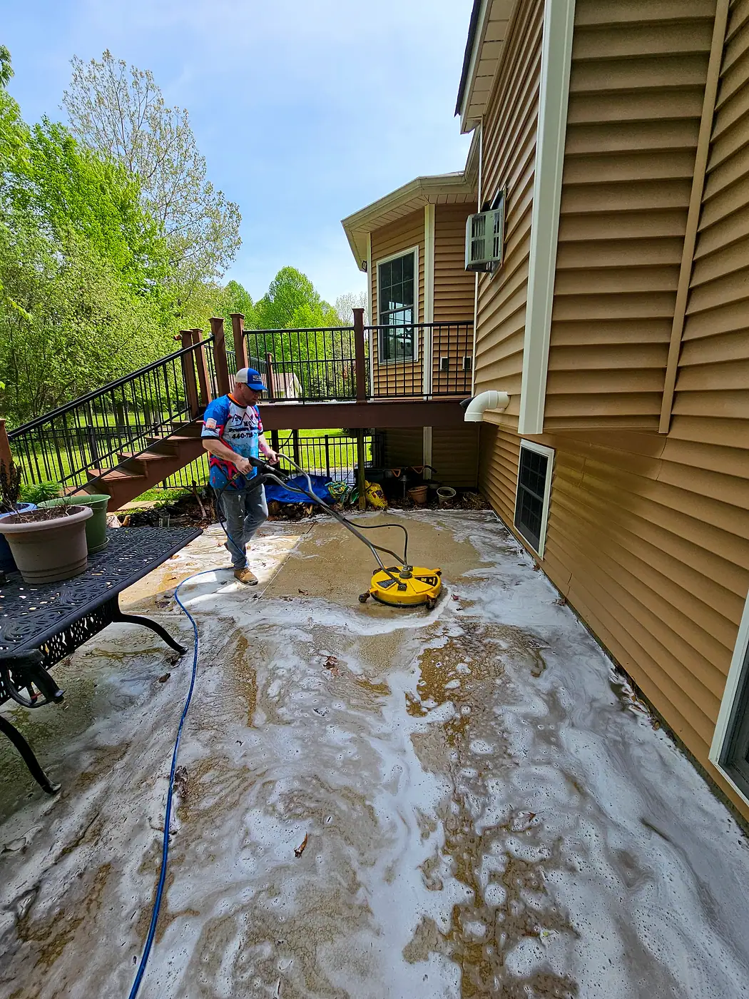 Driveways, Patios & Concrete job by MC Pressure Washing, May 2024