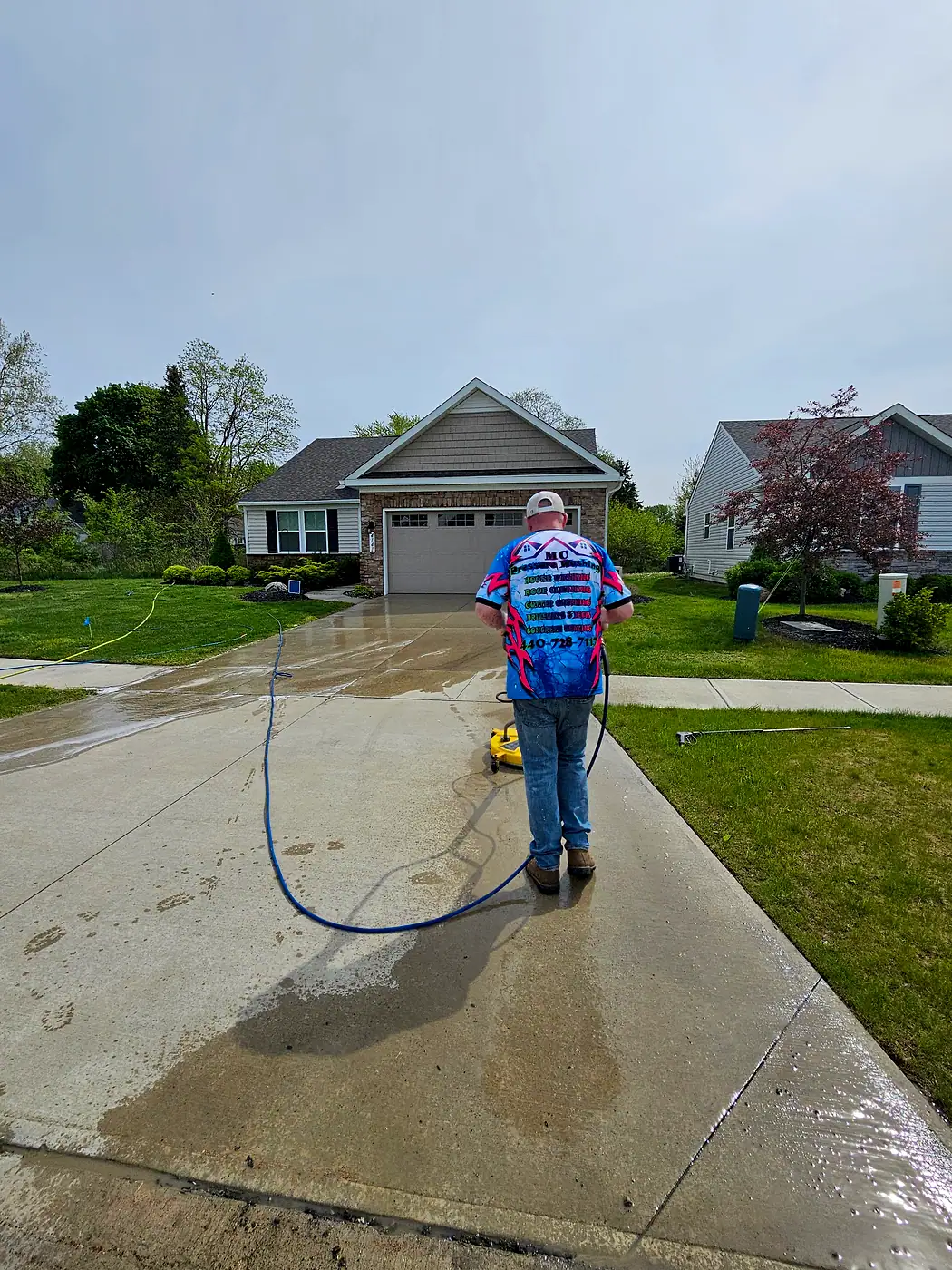 Driveways, Patios & Concrete job by MC Pressure Washing, May 2024