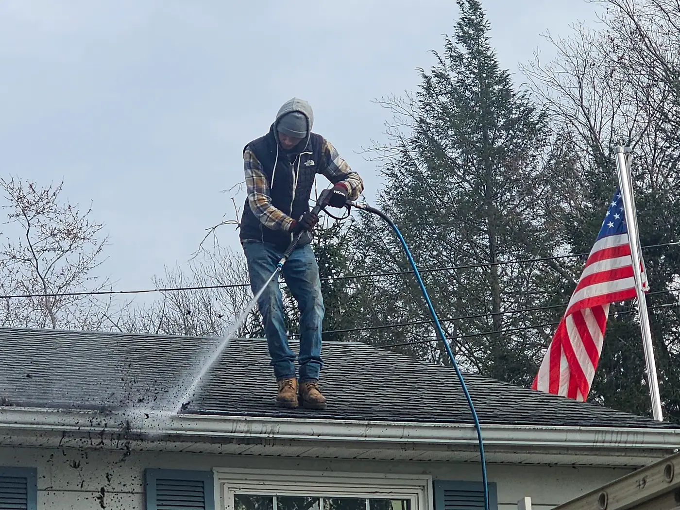 Gutter Cleaning job by MC Pressure Washing, November 2025