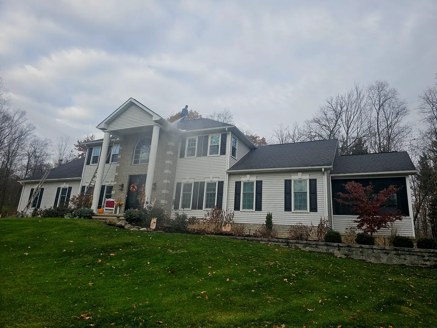 Gutter Cleaning job by MC Pressure Washing, November 2025