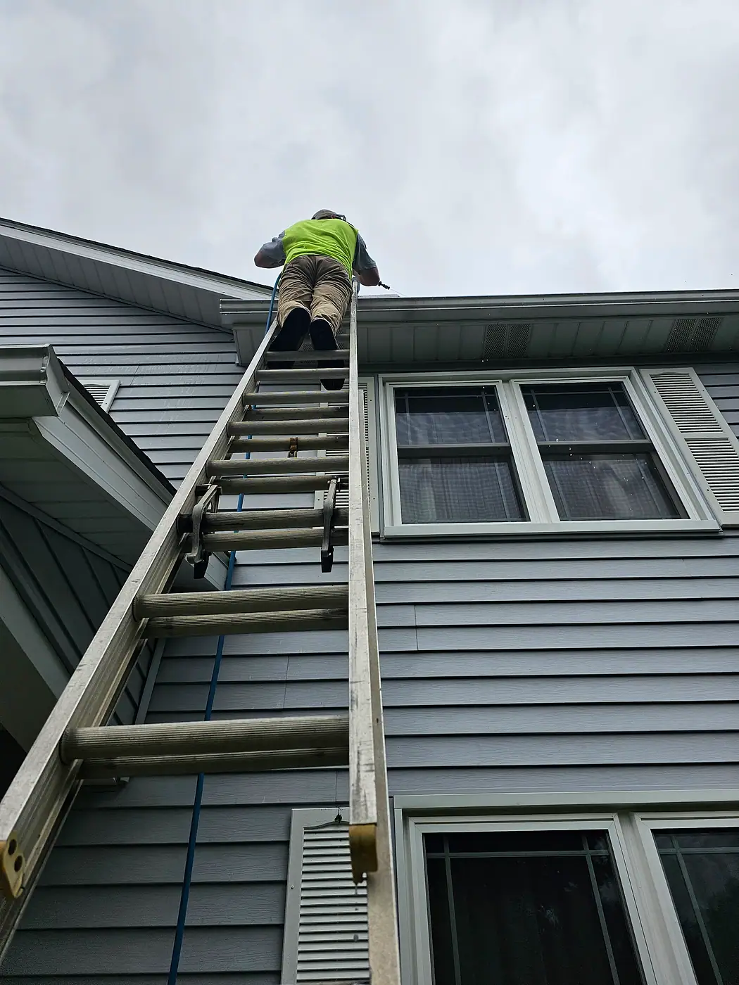 Gutter Cleaning job by MC Pressure Washing, June 2024