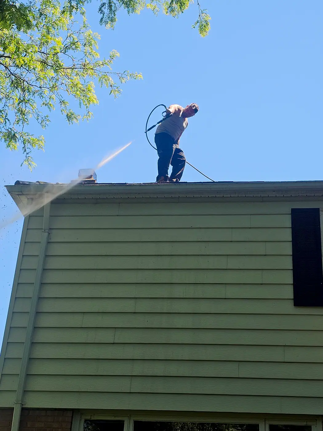 Gutter Cleaning job by MC Pressure Washing, June 2026