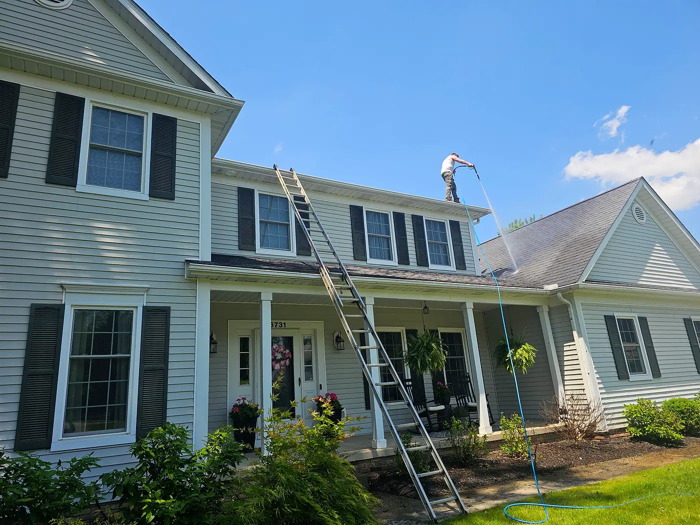 Gutter Cleaning job by MC Pressure Washing, May 2026