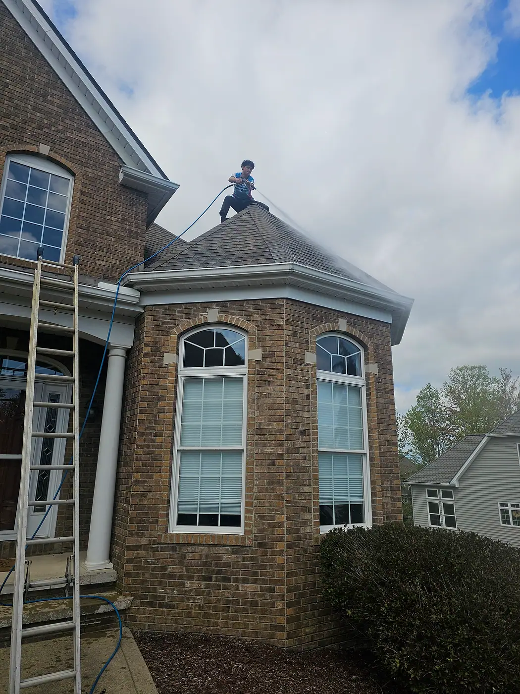 Gutter Cleaning job by MC Pressure Washing, April 2026