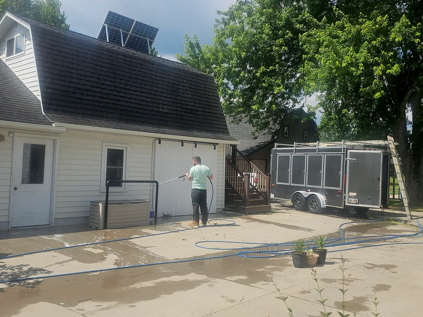 House Washing job by MC Pressure Washing, June 2026