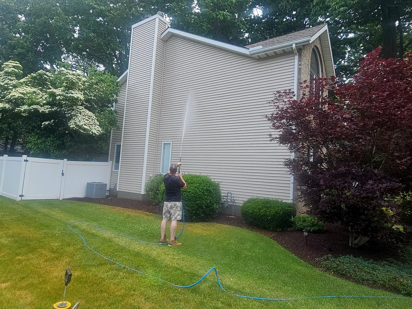 House Washing job by MC Pressure Washing, June 2026