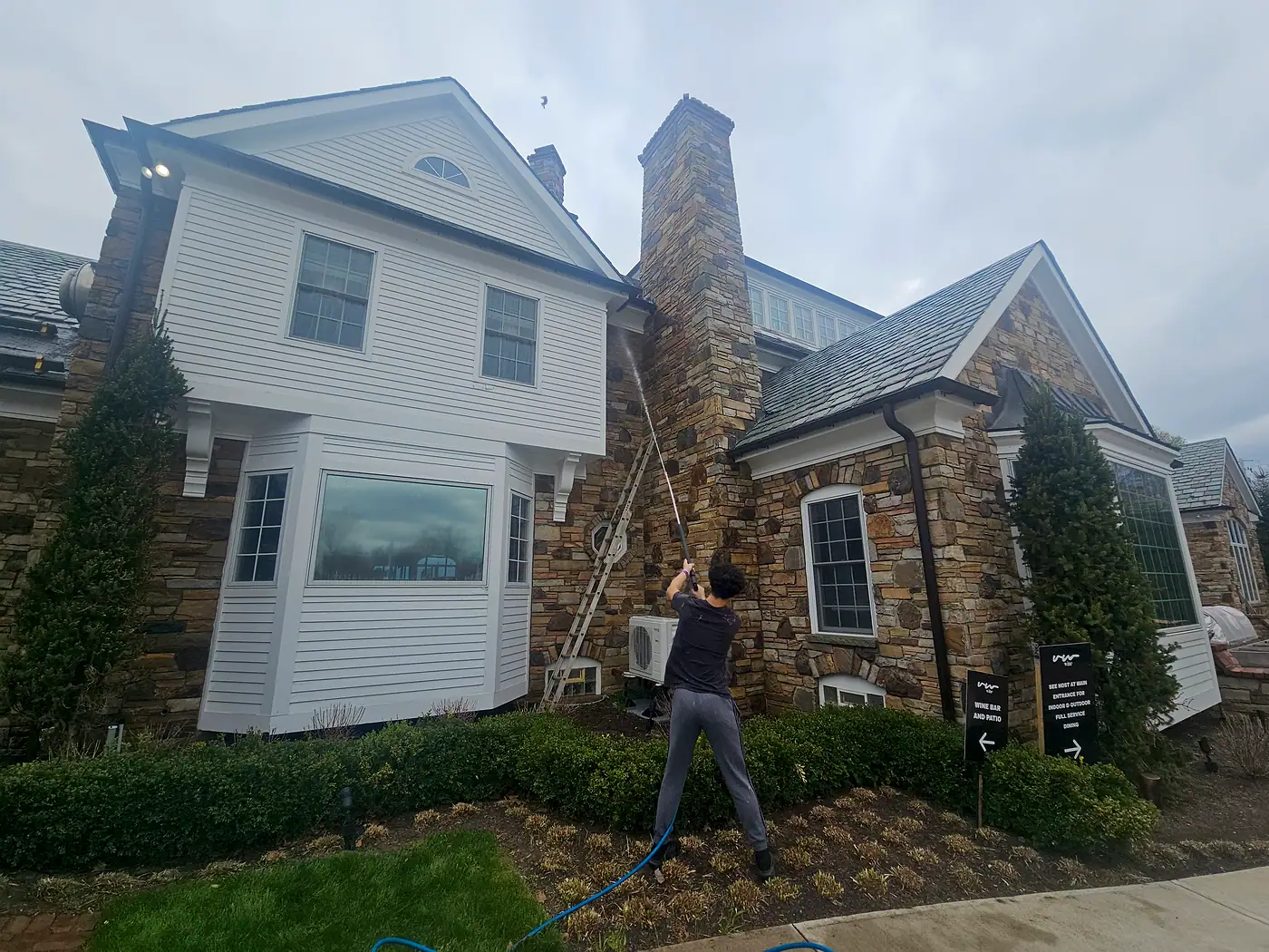 House Washing job by MC Pressure Washing, April 2026