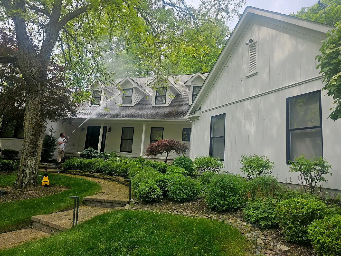 House Washing job by MC Pressure Washing, June 2025