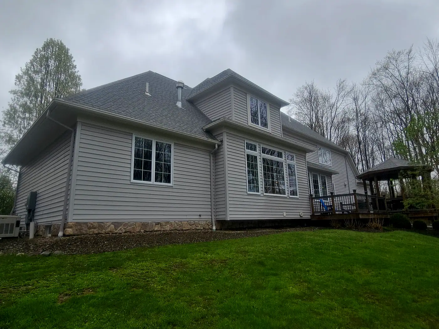 House Washing job by MC Pressure Washing, April 2025