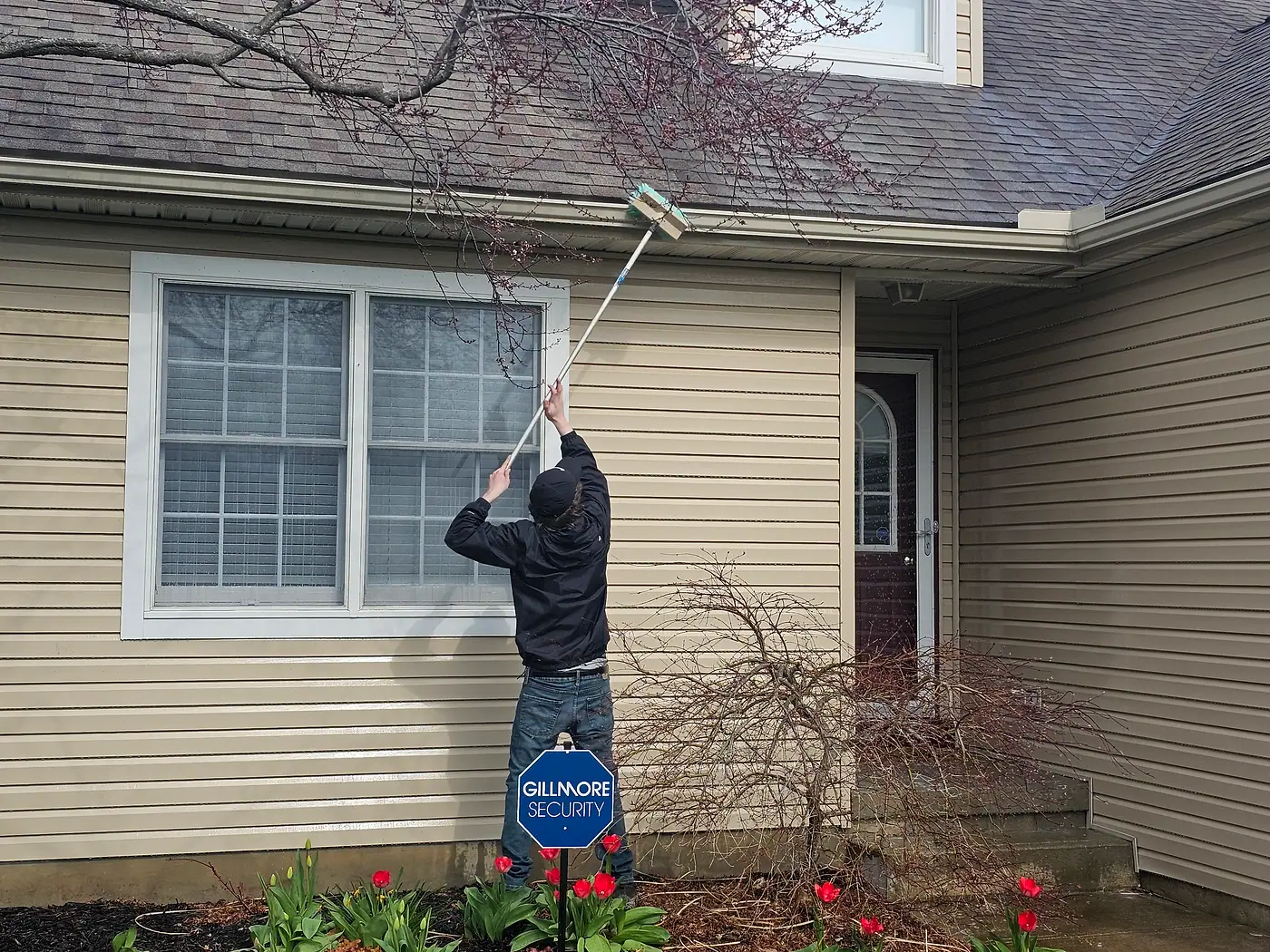 House Washing job by MC Pressure Washing, April 2025