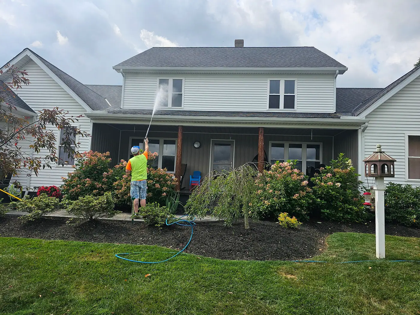 House Washing job by MC Pressure Washing, July 2024