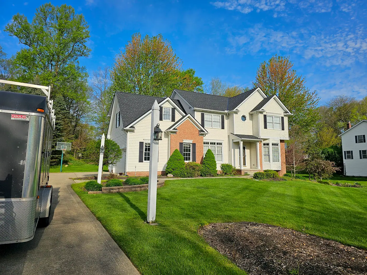 House Washing job by MC Pressure Washing, April 2024